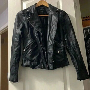 Zara leather  jacket